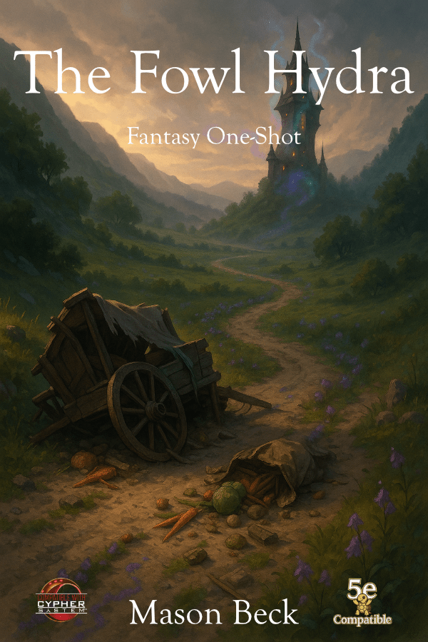 The Fowl Hydra: My First DriveThruRPG Release is Live&nbsp;Now!